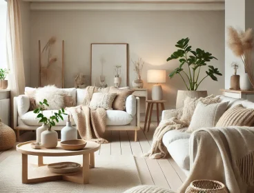 DALL·E 2025-02-23 23.19.00 – A Scandinavian-style living room with light hues, natural materials, and minimalist furniture. The space is warm and inviting, featuring soft lighting DALL·E 2025-02-23 23.19.00 - A Scandinavian-style living room with light hues, natural materials, and minimalist furniture. The space is warm and inviting, featuring soft lighting